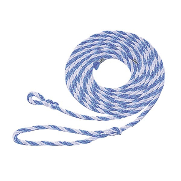 Cordes à vache polypropylène bleu blanc 320cm 12mm 10 pièces