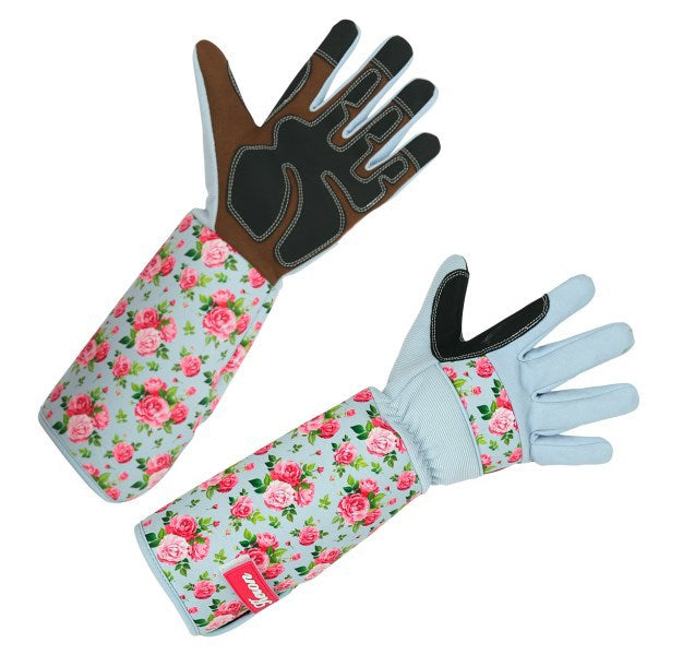 Keron gant d'ortie rose mt8m rosegarden manchette longue