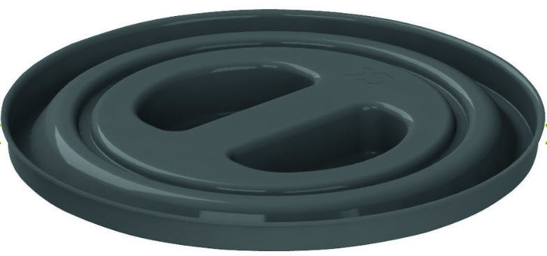 Couvercle pour seau de construction stable en plastique