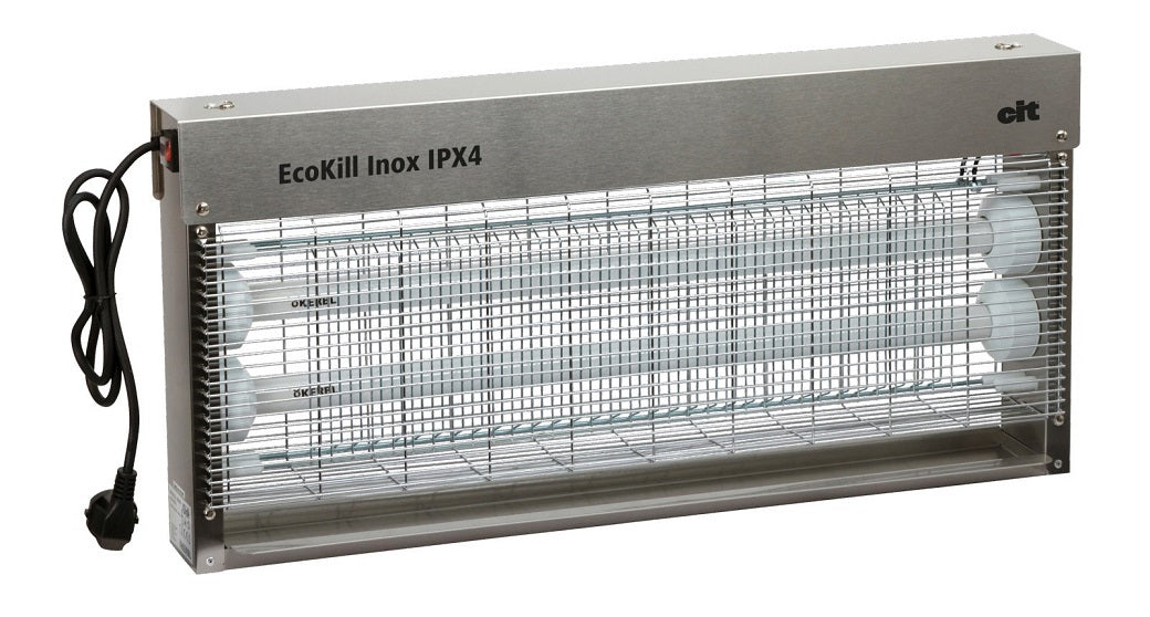 Boîte à mouche électrique Ecokill inox ipx4 2 x 20w
