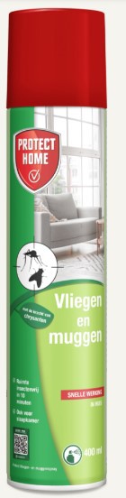 Protégez le vol à domicile et les moustiques Spray 400 ml
