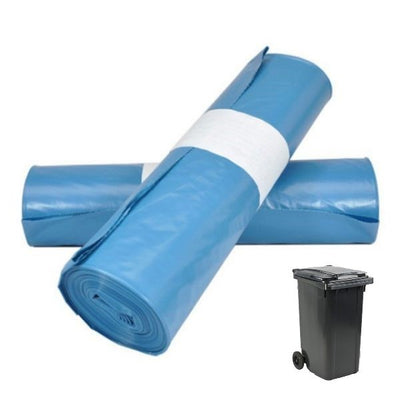Sacs conteneur ldpe 6525 x 140cm t 70 bleu 240ltr