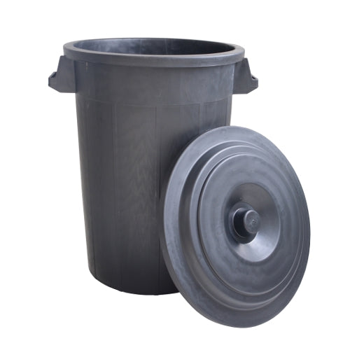 Kerbl de baril alimentaire avec couvercle 70 litres