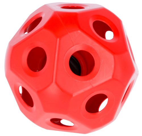 Boule d'alimentation rouge