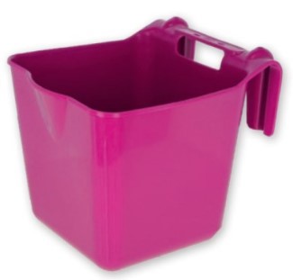 Bol alimentaire en plastique Hangon rose 13l 2