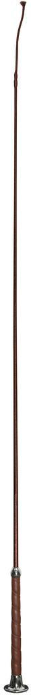 Cravache de dressage fibre 110cm marron