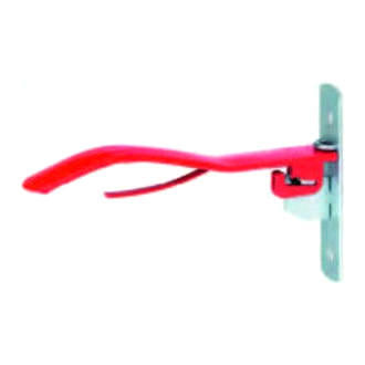 Porte-selle plat pliable rouge