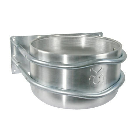 Bol alimentaire modèle à paroi ronde en aluminium
