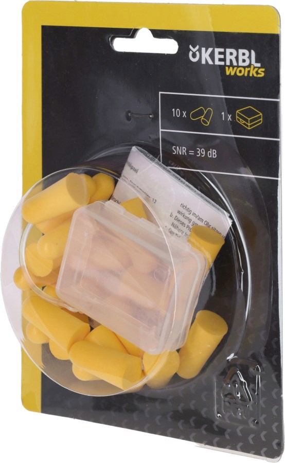 Kerbl bouchons d'oreilles orange 20 pièces