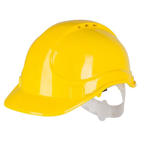 Casque de sécurité jaune
