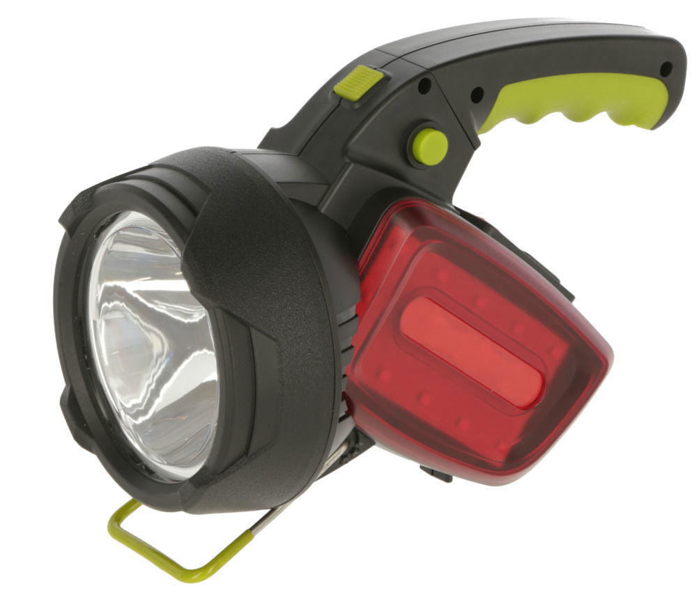 Lampe torche à main spot LED rechargeable complète