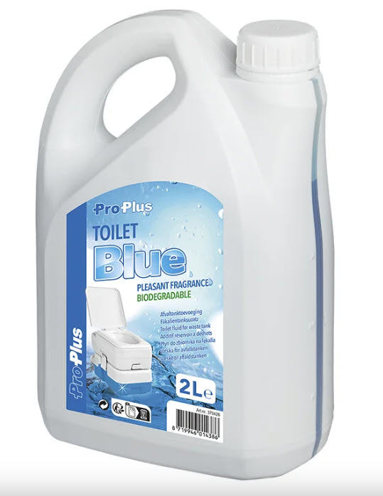 Liquide WC 2 litres réservoir à déchets additif bleu