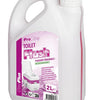 Liquide WC 2 litres d'eau de chasse additif rose