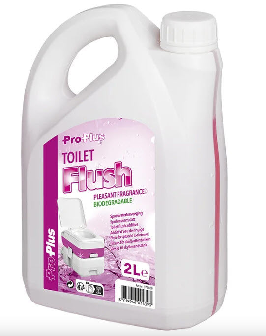 Liquide WC 2 litres d'eau de chasse additif rose