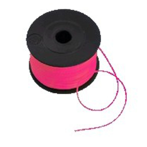 Fil à maçonnerie nylon 1mm rose vif 50m