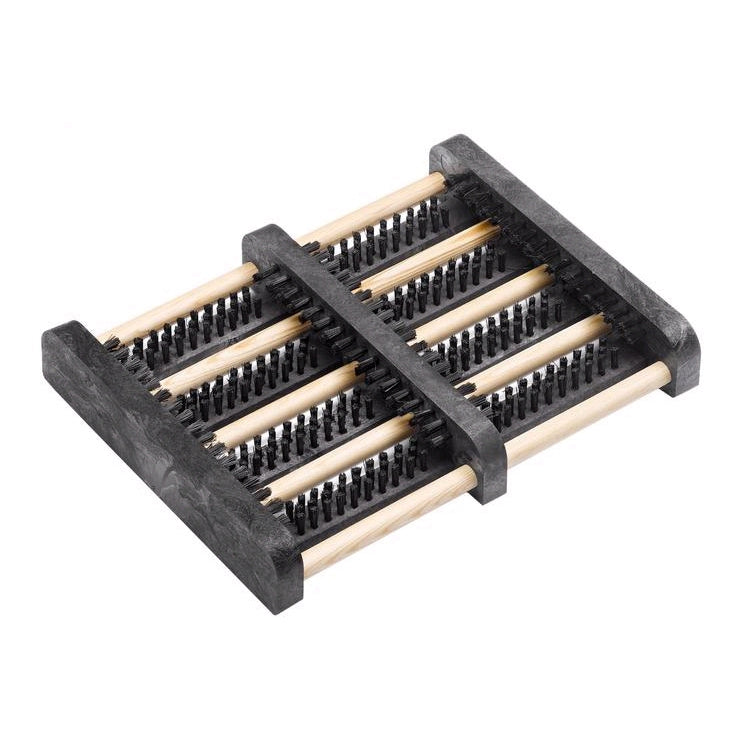 Brosse à pieds en bois 34x27cm