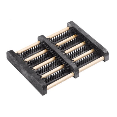 Brosse à pieds en bois 34x27cm