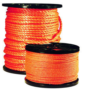 Produits corde polyéthylène orange 16mm 200m