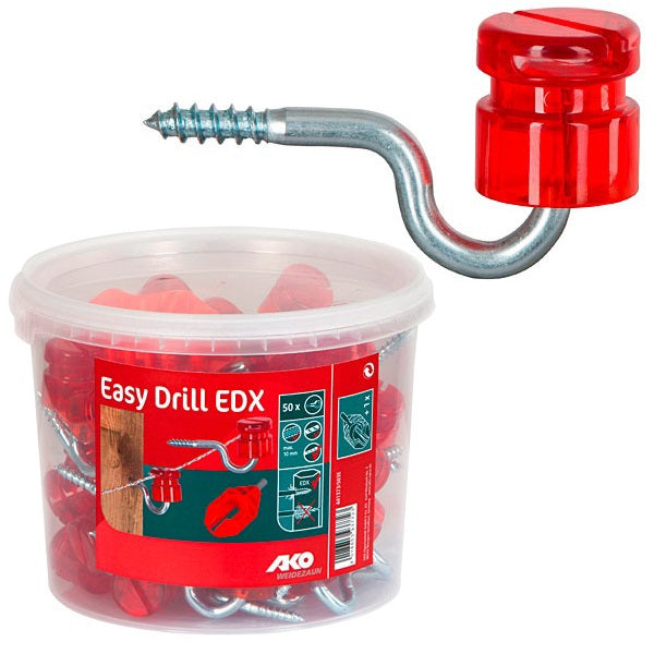 Ako slot isolateur premium rouge seau de 50 pièces