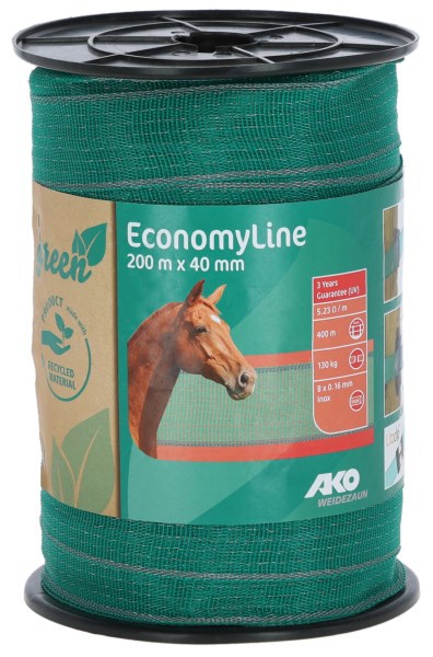 Ruban Ako economyline 200m 40mm vert gris 8x016mm