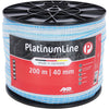 Ako Platinumline ruban d'avertissement 40 mm blanc et bleu 200m