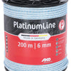 Cordon d'escrime Ako Platinumline 6mm 200m blanc bleu