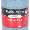 Fil électrique Ako Platinumline Litz blanc bleu 1000m