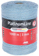 Fil électrique Ako Platinumline Litz blanc bleu 1000m