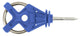 Ako poignée de portail ancre x bleu inox 10 pcs