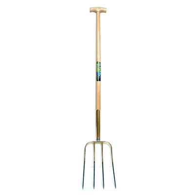 Mm eurotool products fourche à fumier 4tds manche à épingle 100cm