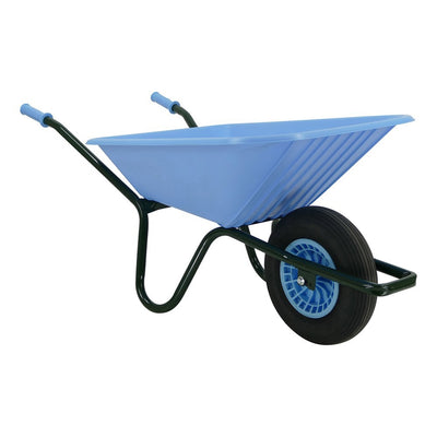 Brouette de jardin Fort 515 90 bleu bébé 2 plis