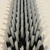 Brosse à mollets nylon blanc 6cm 45x15cm