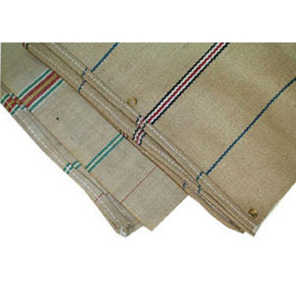 Pont vache lourd avec anneaux jute 115x160 cm