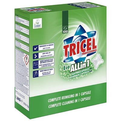 Capsules lave-vaisselle Tricel tout en 1100x18gr