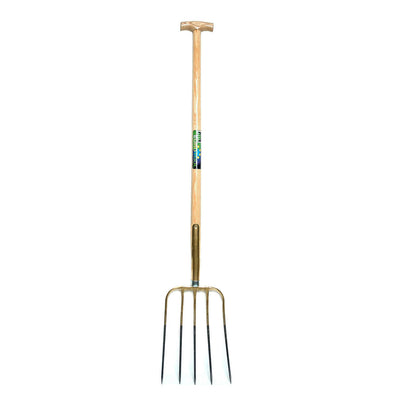 Mm eurotool products fourche à fumier 5tds manche à épingle 100cm