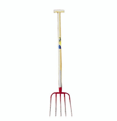 Mm eurotool products fourche à fumier 5tds poignée à ressort fixe 100cm