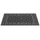 Mélange d'épingles pour tapis en caoutchouc 60x40cm