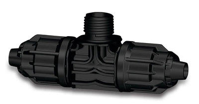 Produits pièce en t 90 pp 16 mm q j x3 4 mâle dr 6bar noir v tuyau d'irrigation