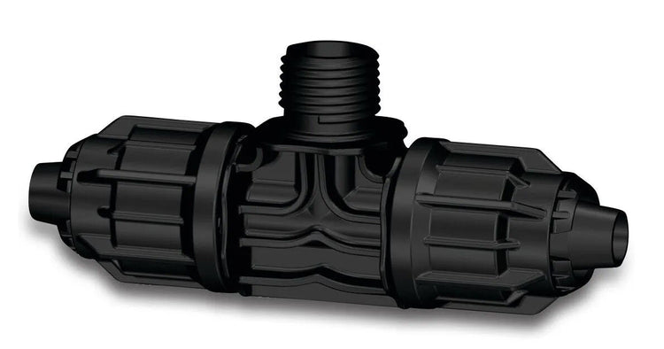 Produits pièce en t 90 pp 16 mm q j x3 4 mâle dr 6bar noir v tuyau d'irrigation