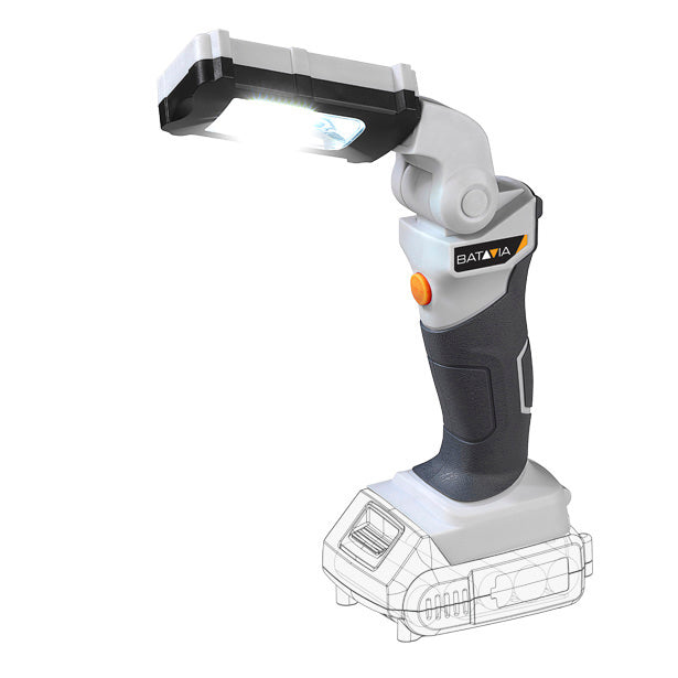 Corps de lampe LED à batterie Batavia maxxpack 18v