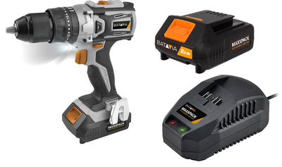 Batterie AC Bobbad Drill Set sans balais (Maxxpack 18V).
