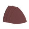 Papier abrasif pour ponceuse triangulaire 6 parts bois