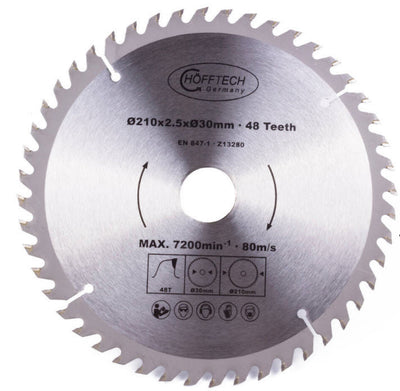 Lame de scie circulaire 210mm 48tds