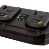 AC Double Charger 2 x 3,5AH (Maxxpack 18V).