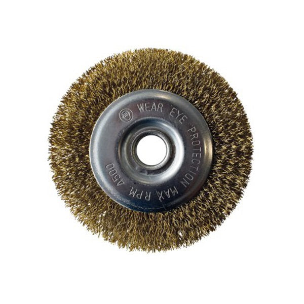Brosse en fil en acier en acier Gloria Brass Coate