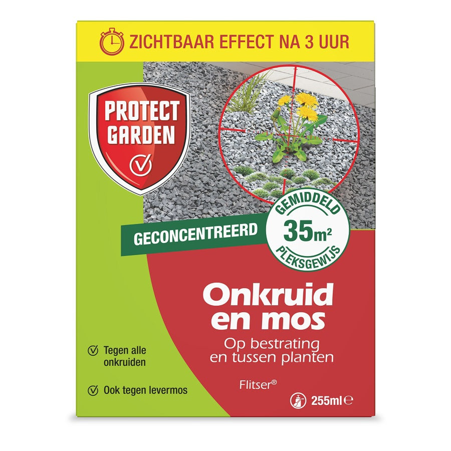 Protéger le concentré de flash de jardin 255 ml de mauvaises herbes