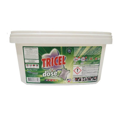 Dose de poudre Tricel blanche (80x 27gr)