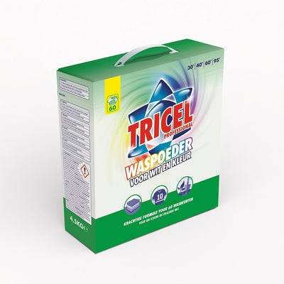Lessive Tricel pour couleur blanche 45kg
