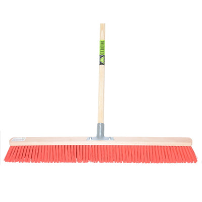 Balai Mm eurotool 80cm porte-bâton en nylon rouge manche mm 150cm