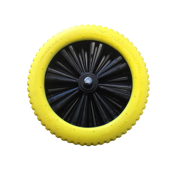 Roue plus jamais plate flex icore 2 axe 13cm